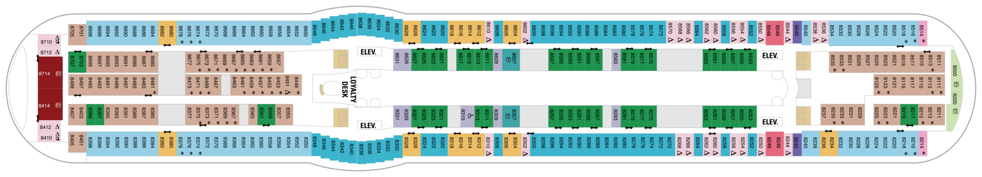 Deck 8 plan
